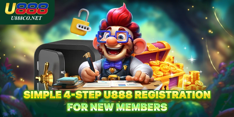 Register U888 Simple 4-step U888 registration for new members