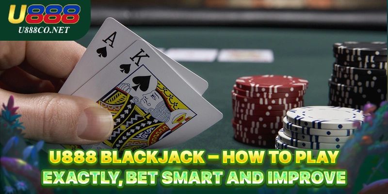 U888 Blackjack result handling — wins, losses, and push conditions