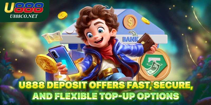 U888 Deposit U888 Deposit offers fast, secure, and flexible top-up options